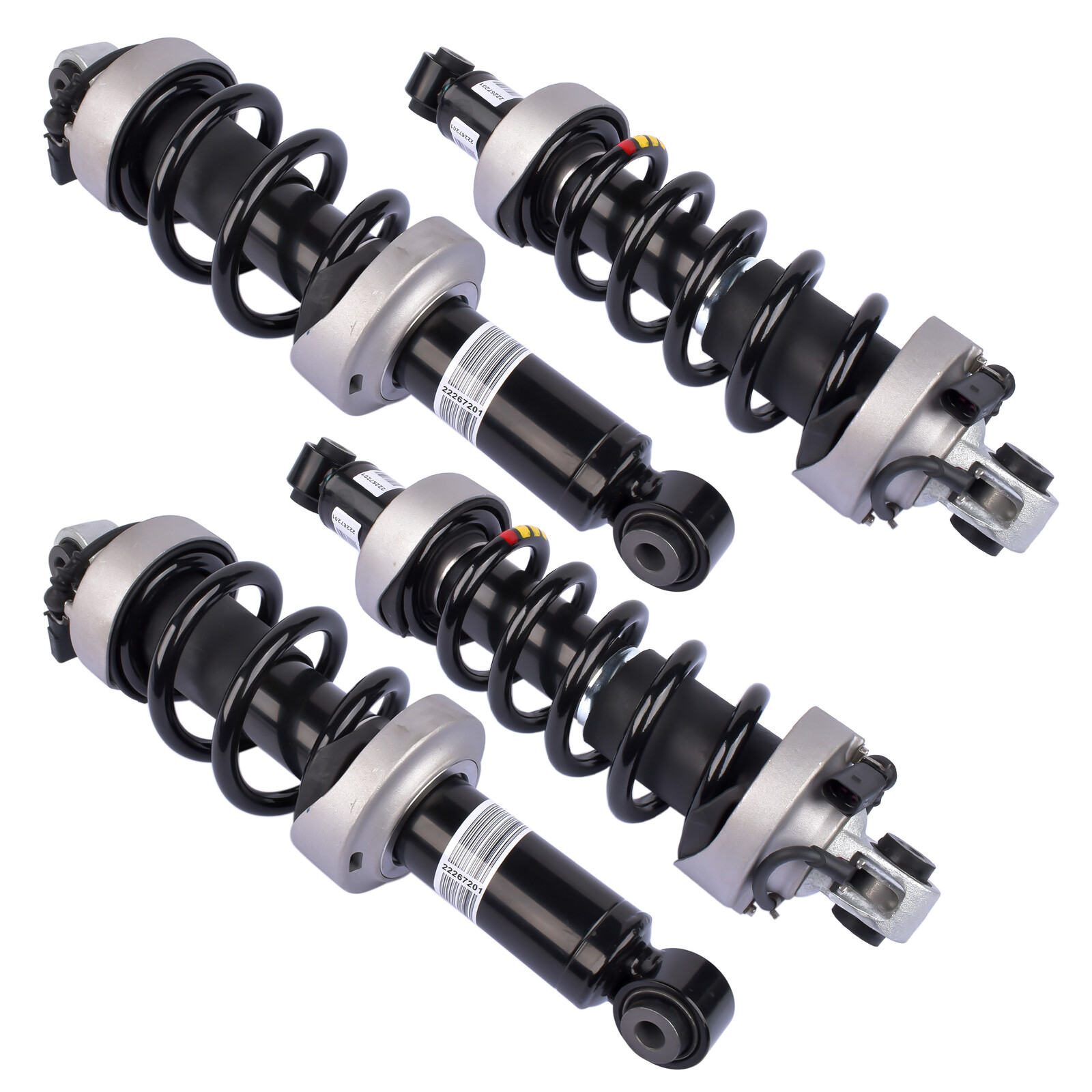 2x Front + 2x Rear for 07-15 Audi R8 Air Suspension Shock Absorber Left + Right