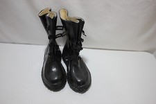 Rainfair Rubber Boots / Rain- Work Black New with clasps 11 inch high