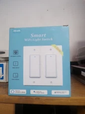NEW ALEATH SMART WIFI LIGHT SWITCH 2 GANG FOR ALEXA GOOGLE IFTTT