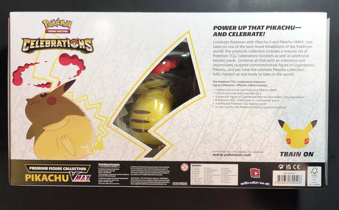 Celebrations Premium Figure Collection-Pikachu VMAX - Pokemon TCG