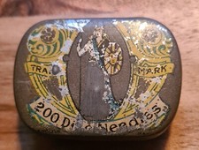 Antique Gramophone Phonograph Collectable Vintage tin Sol Norse Goddess?