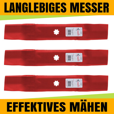 3 x Messer 432 mm 43 cm für JOHN DEERE 48'' GX21784