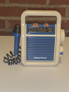 fisher price radio with microphone