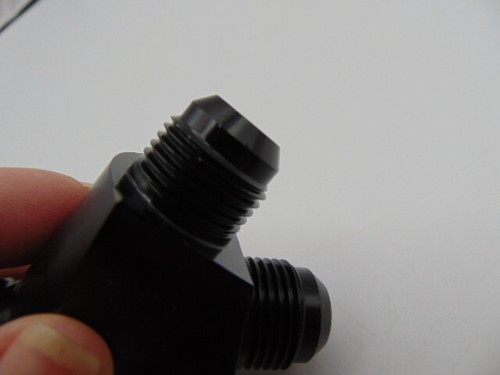 Y Adapter 6AN Fuel Distribution Block - Black Anodized Aluminum - Street or Race - Picture 5 of 5
