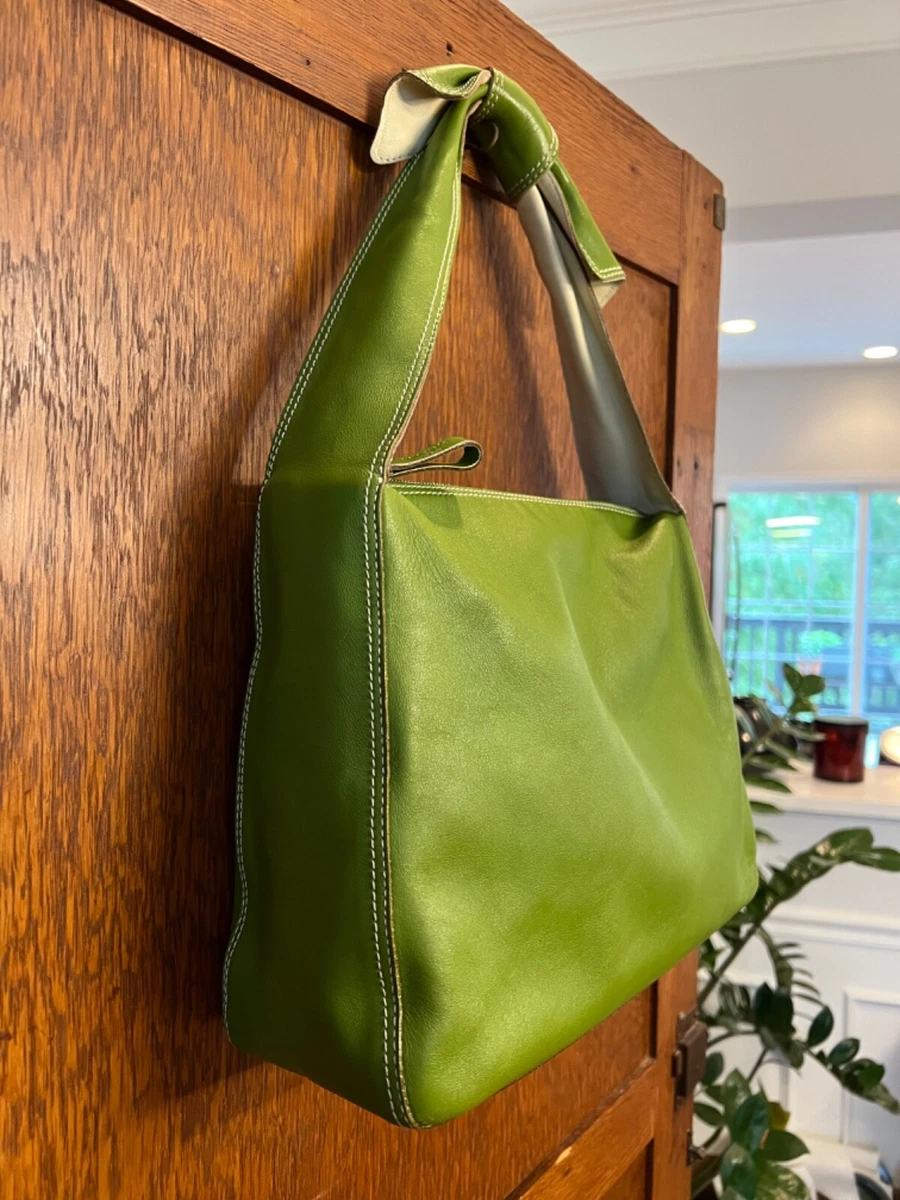 KATE SPADE New York Italy Green Shoulder Mini Tie Knot Bag Purse