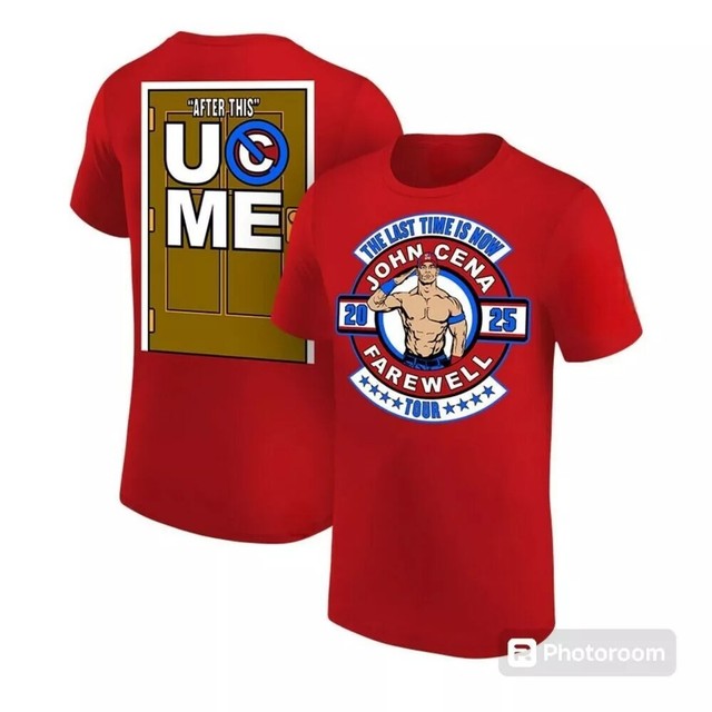 NEW ARRIVAL - The Last Time Is Now John Cena 2025 FareWell Tour Shirt
