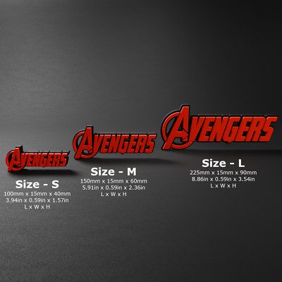 Avengers - Movie/Comics 3D Printed Logo Display Sign