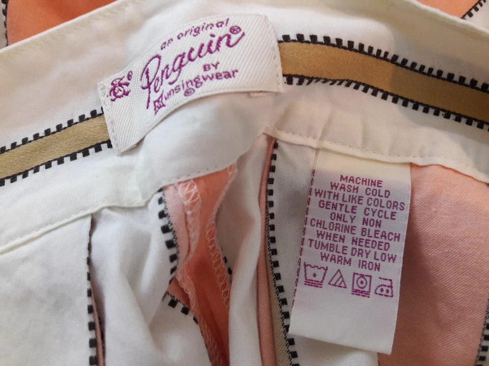  Falda Plisada Blanco Melocotón Retro Penguin de Munsingwear Talla 2 XS X Pequeña Foto 4 de 4