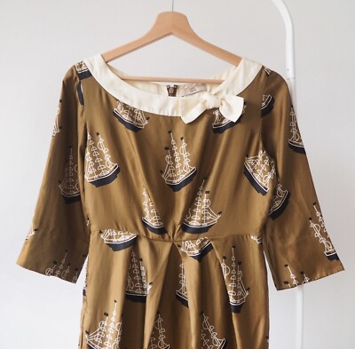 silk sailor dress Verity Dress Sailor  CAMI NYC