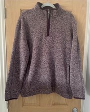 Maine fleece zip neck size Large excellent condition men’s fleece 42-44” chest