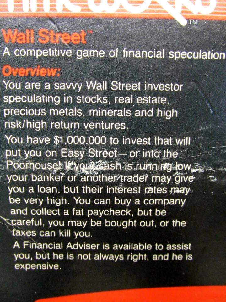 Wall Street, Timex Sinclair & Sinclair ZX-81, Timeworks '83, CIB, Never Used - Image 2 of 4