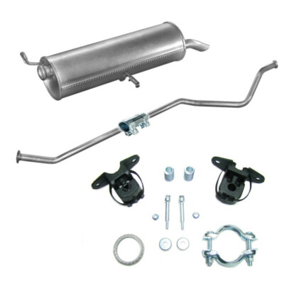 Auspuff Schalldämpfer Rohr +ESD + KIT für Peugeot 307 75PS 08/00-09/03