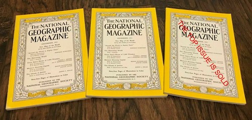 National Geographic 1951's Various Month-PICK 1 Jan Feb Mar May July Aug Oct Dec - Imagen 33 de 35