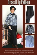 Dress It Up Doll Clothes Sewing Pattern for Matt Rufus Sean , Tonner