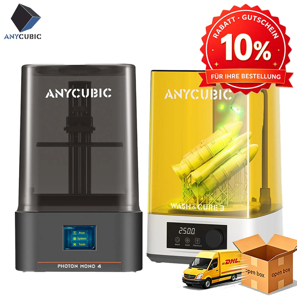 Open‐Box Set ANYCUBIC Photon Mono 4 versione EB LCD resina stampante resina UV