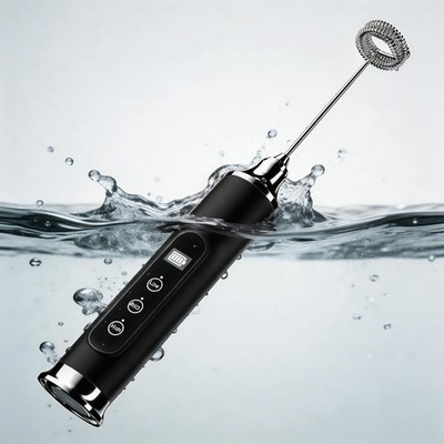 Milk Frother Wand for Coffee, Handheld Coffee Frother, Rechargeable Drink Mix...