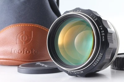 Testé [NEUF] Objectif Minolta MC Rokkor-PG 58mm f/1.2 Prime MF monture MD... - Photo 1/4