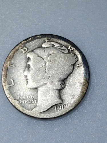 1917 Mercury Dime - Very to Extra Fine Condition - 55SU