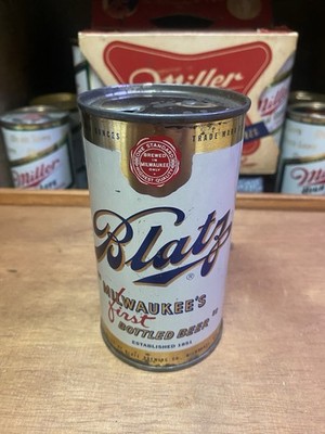Blatz flat top beer can Milwaukees 1st Bottled Beer Blatz Brew Co Milwaukee Old