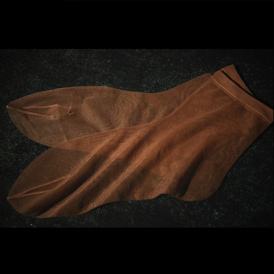 Calzini donna elasticizzati nylon rete set 3 calze business rete trasparente - Immagine 3 di 4