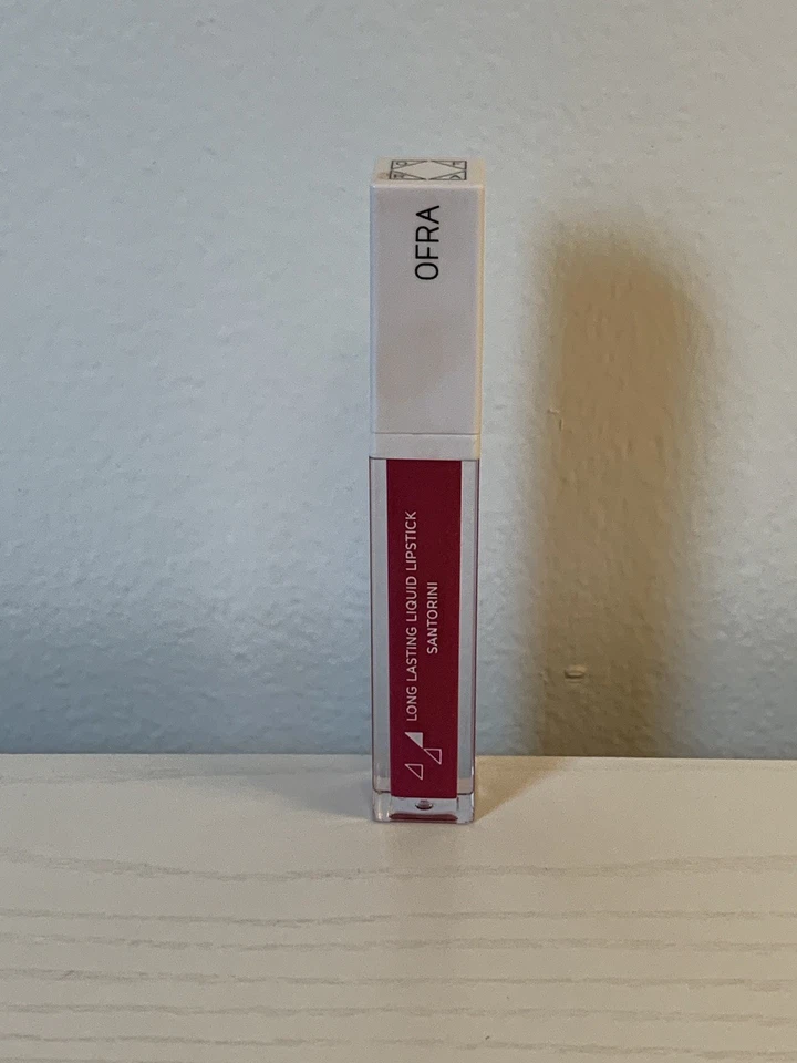 Lápiz labial líquido de larga duración OFRA en Santorini tamaño completo tapa agrietada dañada Foto 2 de 4