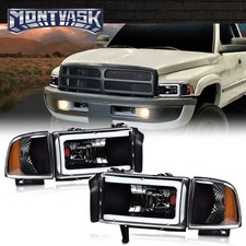 Fit For 1994-2002 Dodge Ram 1500 2500 3500 Headlightstail Lightsfog Lights