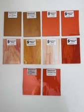 Spectrum Glass Bundle Orange Amber Artique Waterglass Rough Rolled Opal Lot