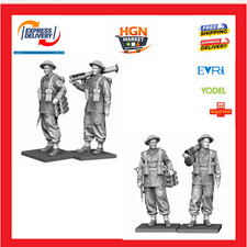 1/35 WW2 British PIAT Infantry Team, Resin Model Figure Soldier, GK, WWII Milita