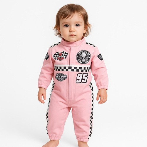 Rennanzug Geburtstagskostüm Kinder Baby Jungen Halloween Kostüm - Bild 11 von 23