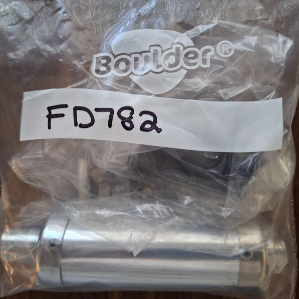 FD782 Dominator 1/5 Scale Muffler Silencer. HPI Baja 5B etc. Chrome - Image 4 of 4
