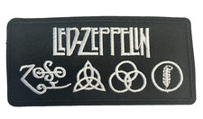 LED ZEPPELIN - IV - 4 SYMBOLS - LONDON - Embroidered Iron-On Patch