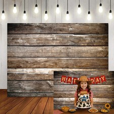 7x5ft Rustic Photography Backdrop Brown Wood Background Photo Backdrop Newbor...
