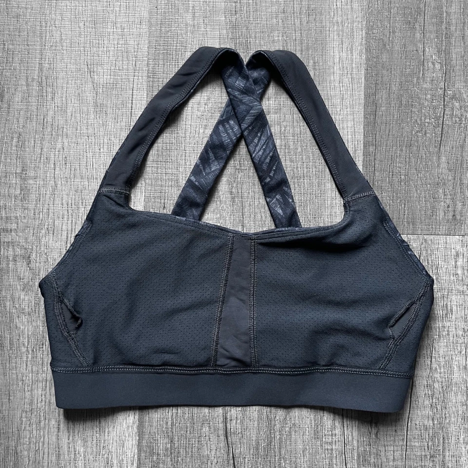 Patagonia Bra Womens Medium Smolder Blue Switchback Sports Quilt Block Fill Yoga - Imagen 4 de 4