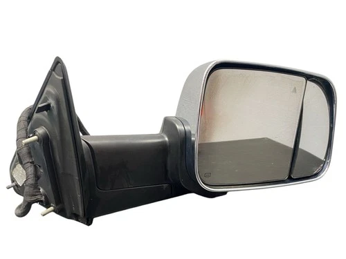 2019-2022 RAM 2500 FRONT RIGHT POWER FOLDING DOOR MIRROR W/ BLIND SPOT | CROME