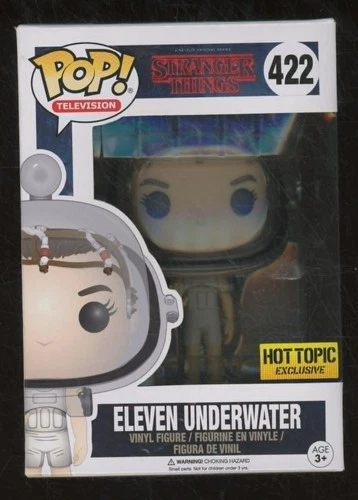 Funko Pop! TV Stranger Things ELEVEN UNDERWATER #422 Hot Topic Exclusive BW1