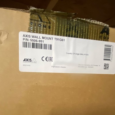 Axis T91G61 Surveillance Camera Wall Mount Bracket, P/N 5506-951