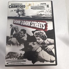 Down Three Dark Streets DVD Broderick Crawford Film Noir SEE DESCRIPTION