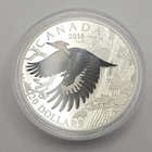 2016 Canada $20 1oz .9999 Silver Proof Coin Round Pileated Woodpecker