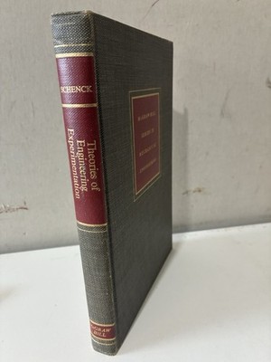 Theories of Engineering Experimentation by Hilbert Schenck Jr 1961 McGraw Hill