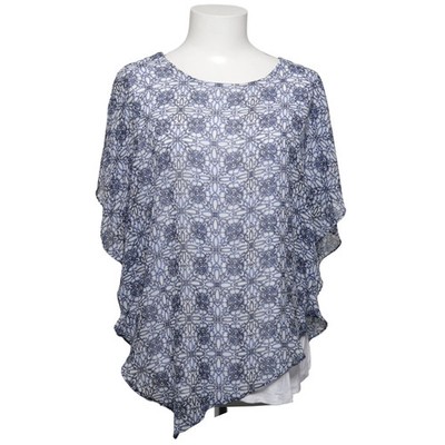 The Limited, Top, Größe: L, Blau/Weiß/Mehrfarbig #pMd