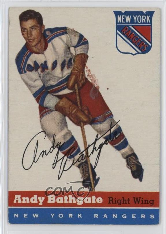 1954-55 Topps Andy Bathgate #11 HOF 0q4x