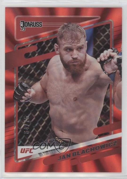 2022 Donruss UFC Holo Red Laser 64/75 Jan Blachowicz #41 16n7
