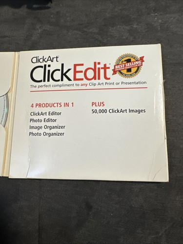 Broderbund ClickArt Click Edit 3-Disk Set 50,000 ClickArt Images 1999 READ - Picture 4 of 4