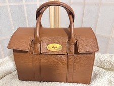 Mulberry Bayswater Handbag with Strap In Oak Leather + Dust Bag