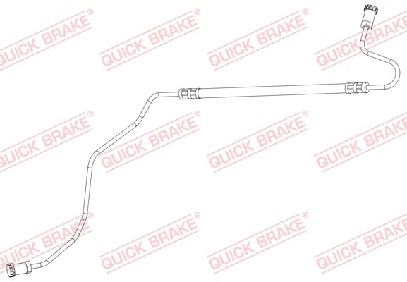 Für QUICK BRAKE QB96.018 Brake Hose QB96.018 Brake pipe/hose flexible rear R (l - Bild 3