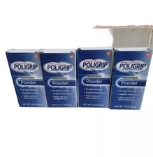 Super PoliGrip POWDER 12hr hold 1.6oz ( pack 4)  Exp:05/2026