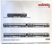 Marklin 41928 Ho Drb Rheingold Passenger Car Consist Part 1 Of 2 5-car Set Marklin 41928 Ho Drb Rheingold Passenger Car Consist Part 1 Of 2 5-car Set