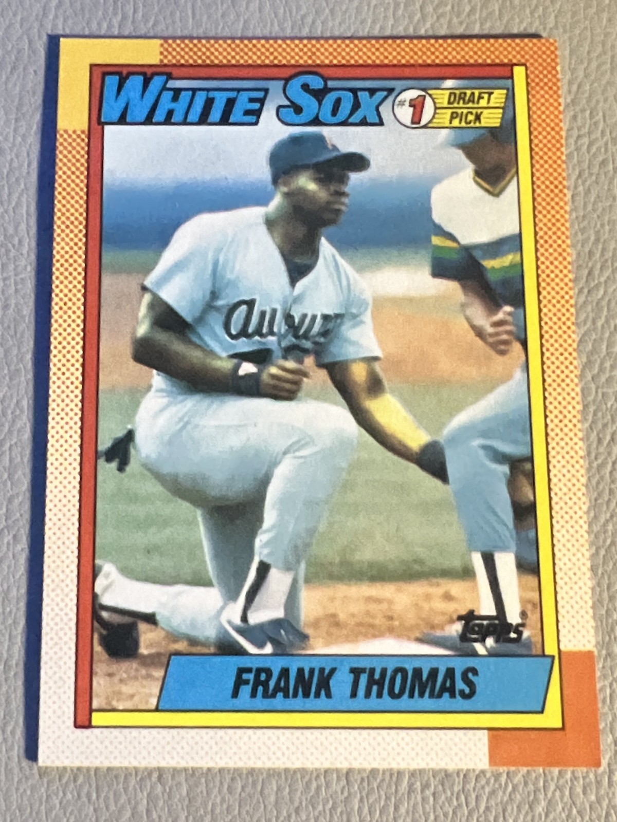1990 Topps Frank Thomas #1 Draft Pick Rookie Card #414 NM+ RC