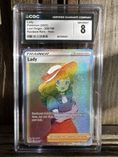 Pokémon Lady Rainbow Trainer Secret Rare Card 208/196 Lost Origin on eBay