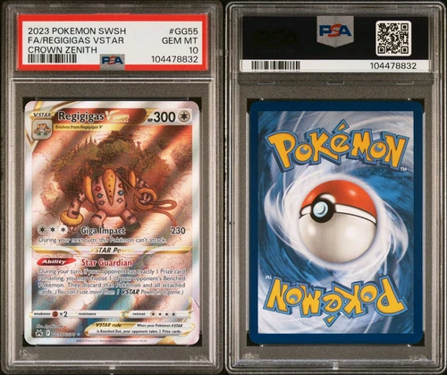 Regigigas VStar GG55/GG70 PSA 10 - Crown Zenith - Pokemon Card
